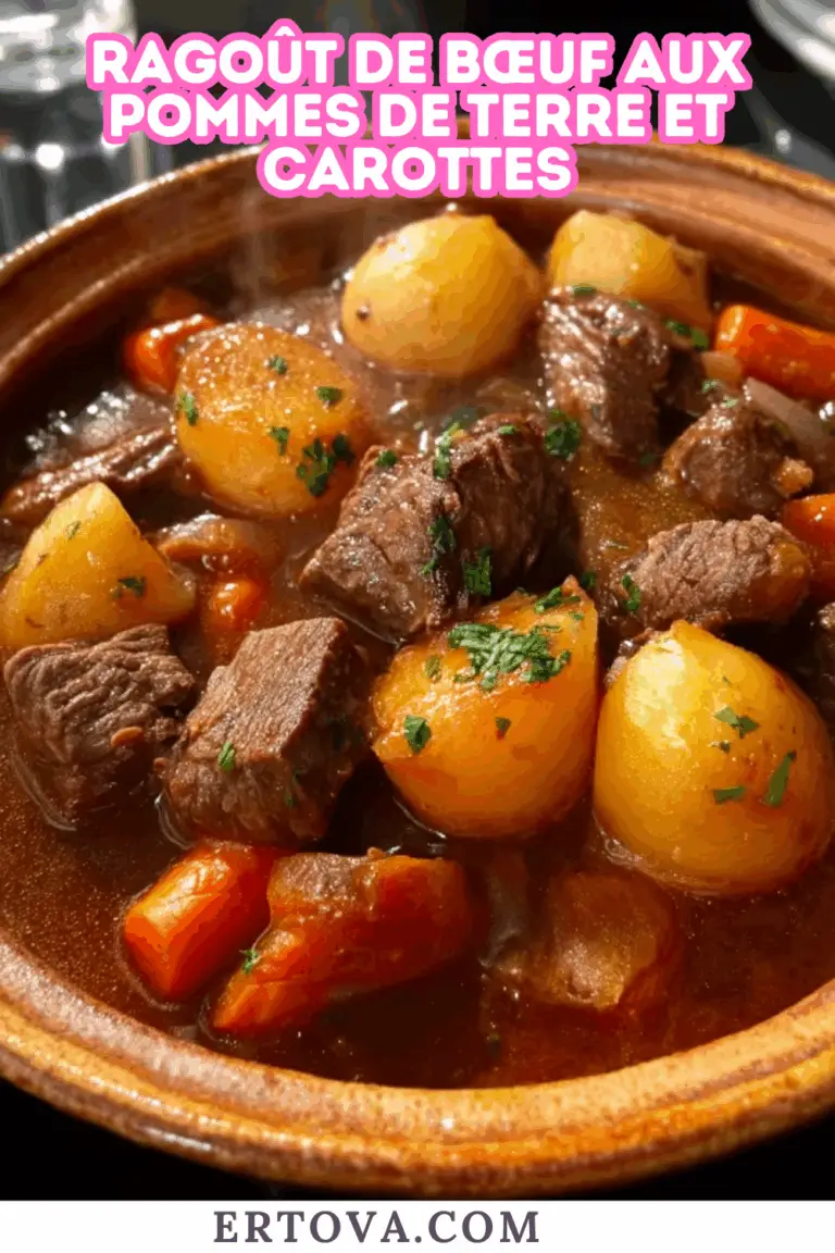 Ragoût de Bœuf aux Pommes de Terre et Carottes