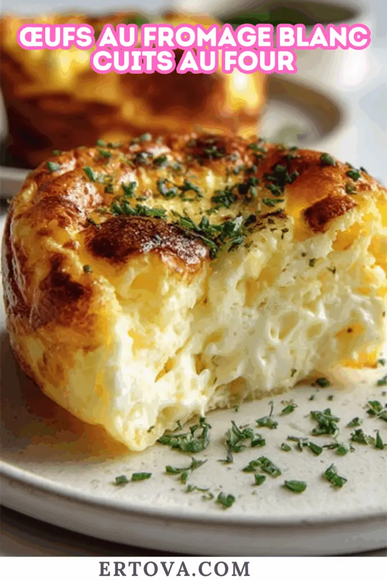 Œufs au fromage blanc cuits au four