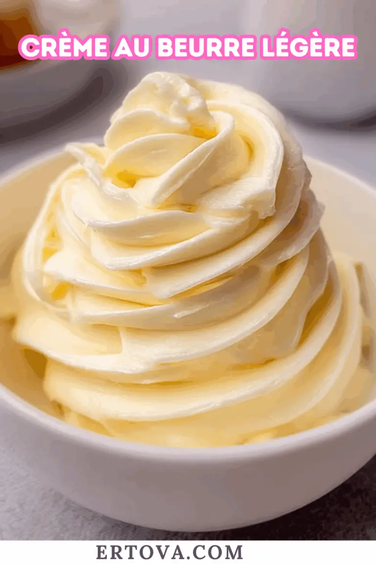 Crème au Beurre Légère