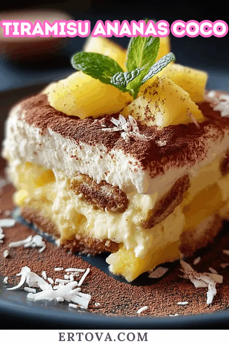 Tiramisu Ananas Coco