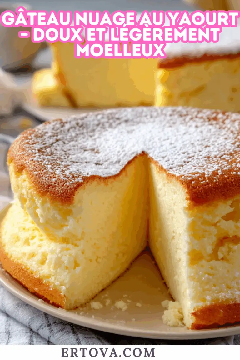 Gâteau Nuage au Yaourt – Doux et Légèrement Moelleux