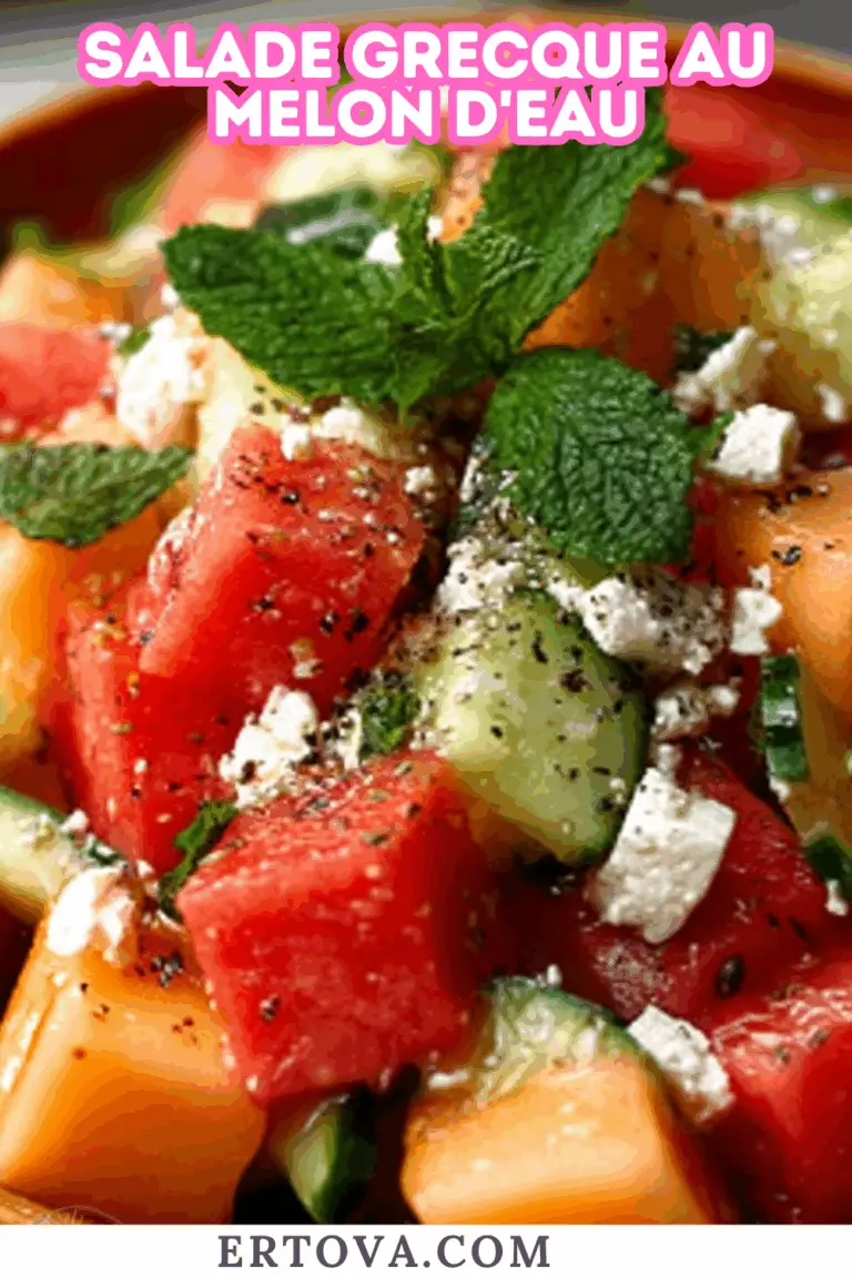 Salade Grecque au Melon d’Eau