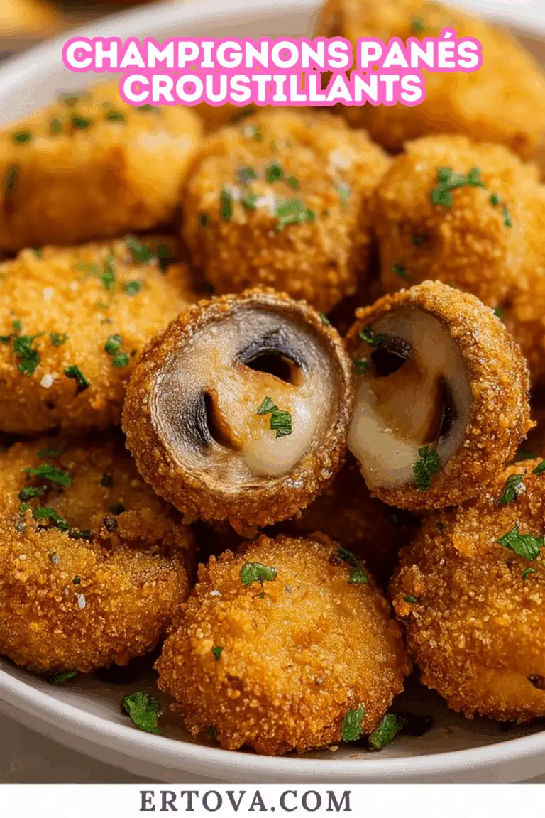 Champignons Panés Croustillants