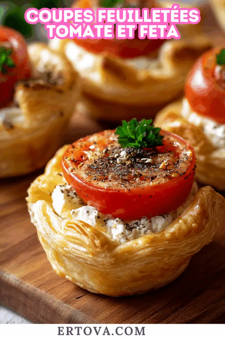 Coupes Feuilletées Tomate et Feta