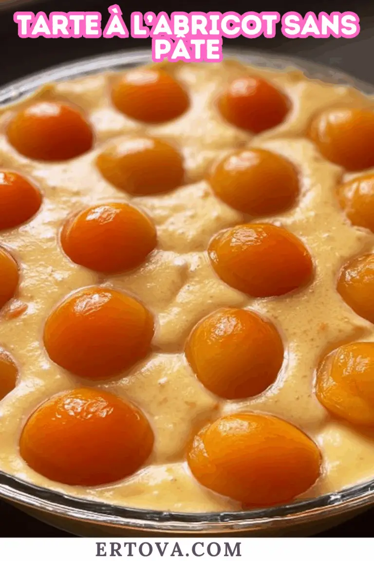 Tarte À L’abricot Sans Pâte