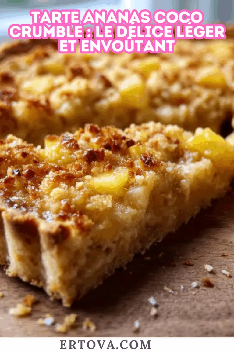 TARTE ANANAS COCO CRUMBLE