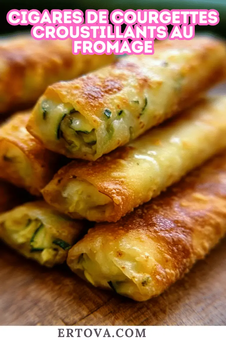 CIGARES DE COURGETTES CROUSTILLANTS AU FROMAGE