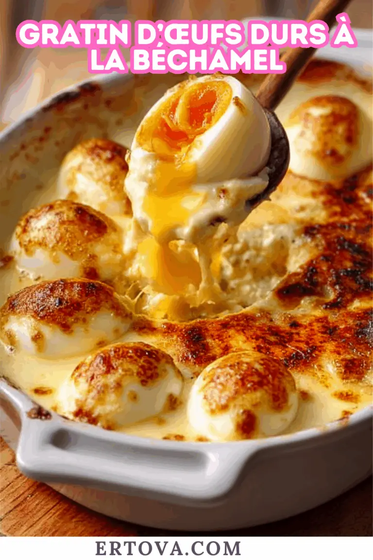 Gratin d’œufs durs à la béchamel