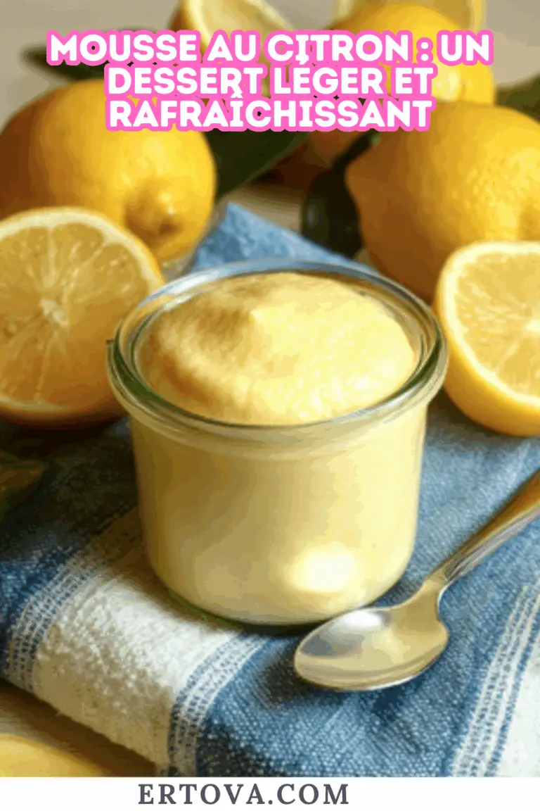Mousse au citron