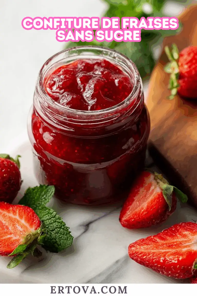Confiture de Fraises Sans Sucre