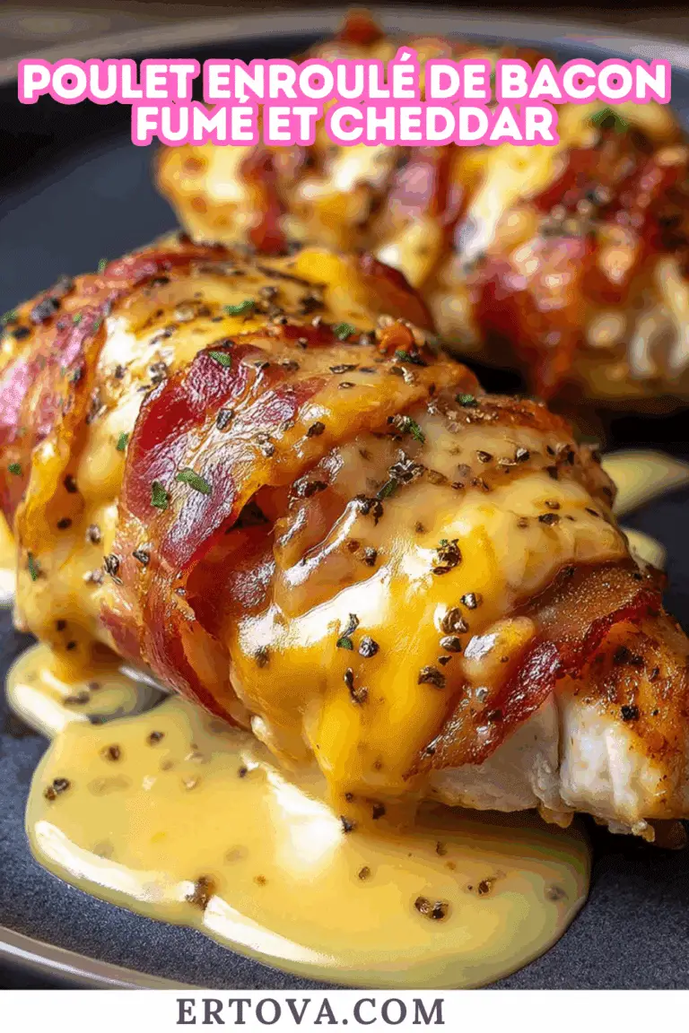 Poulet Enroulé Bacon Fumé Cheddar : un classique réconfortant à la française