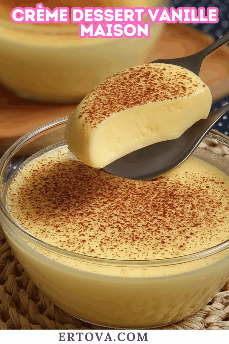 Crème Dessert Vanille Maison