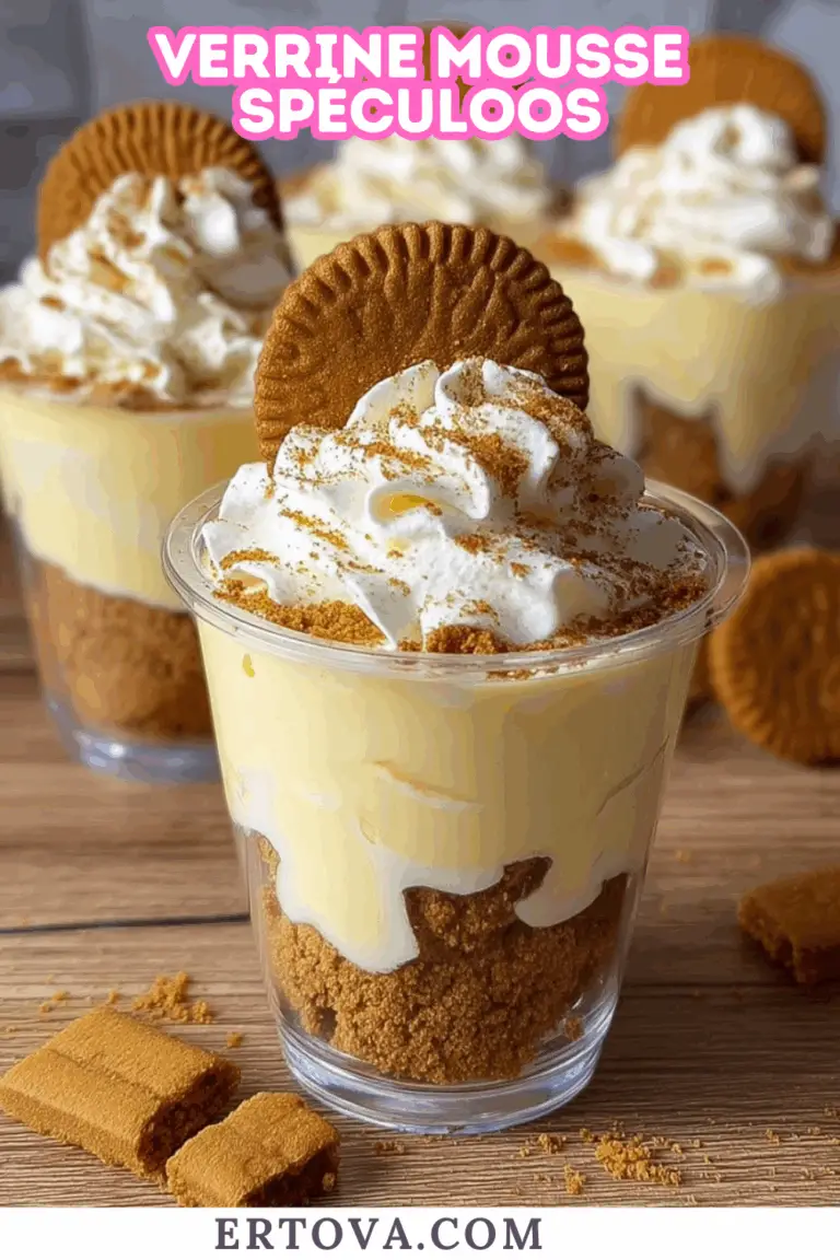 Verrine Mousse Spéculoos