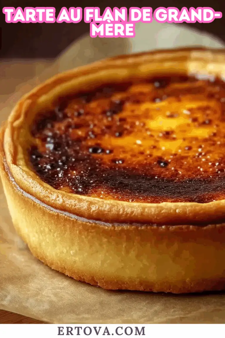 Tarte au flan de grand-mère