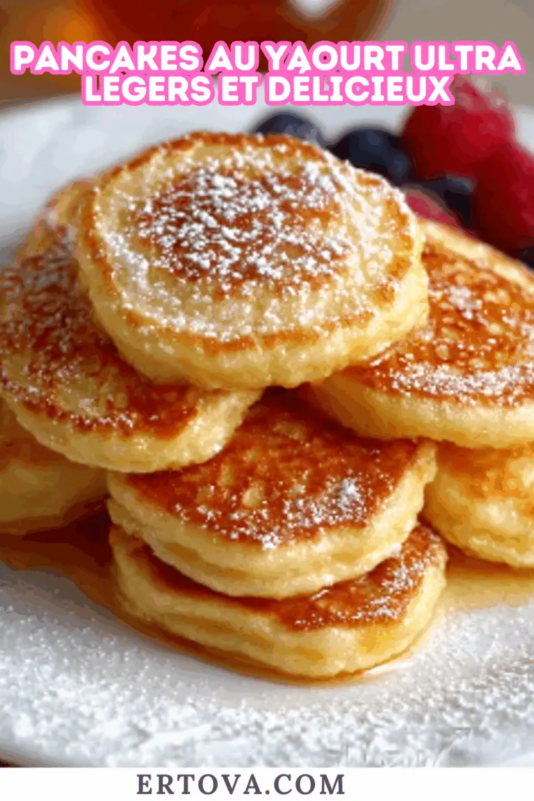 Pancakes au Yaourt Ultra Légers et Délicieux