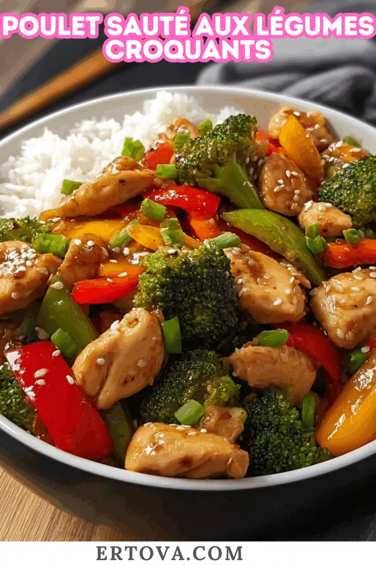 Poulet Sauté aux Légumes Croquants