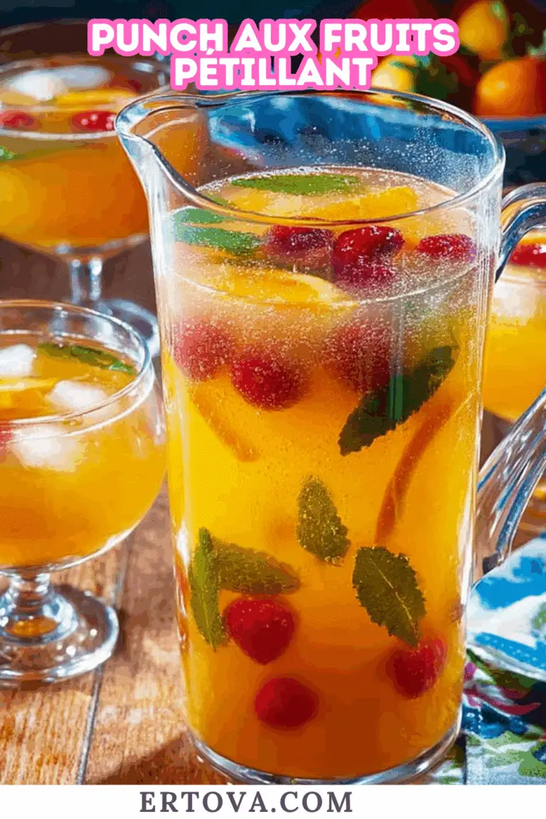 Punch aux Fruits Pétillant