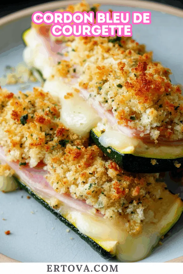 Cordon Bleu de Courgette au Four : Une Version Saine & Délicieuse !