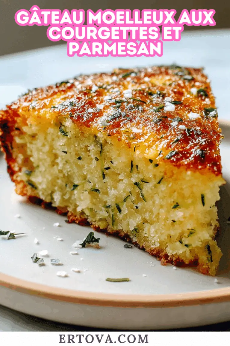 Gâteau moelleux aux courgettes et parmesan