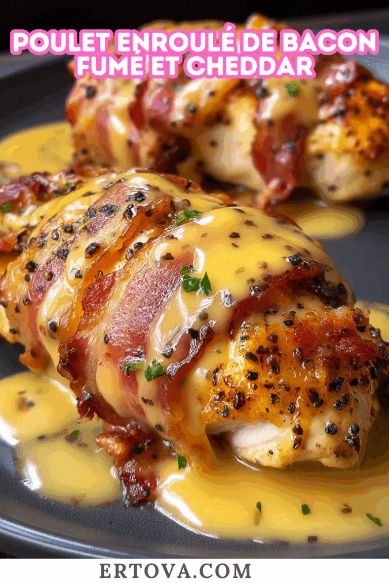 Poulet enroulé bacon fumé cheddar : une recette savoureuse et conviviale à partager