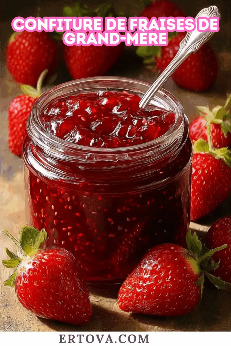 Confiture de fraises maison