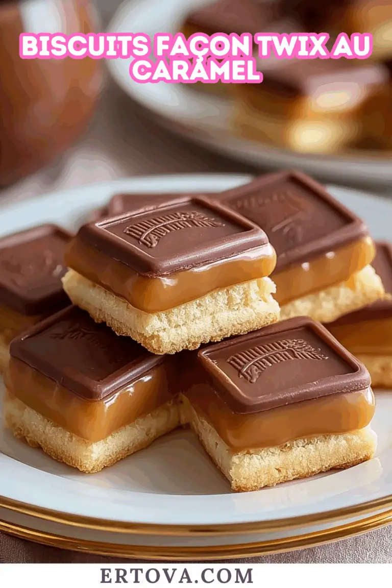 Biscuits façon Twix au caramel