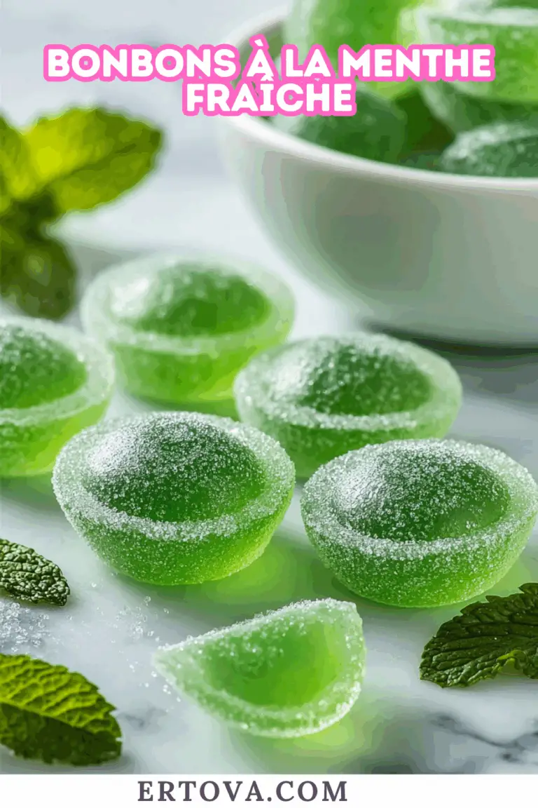 Bonbons à la menthe fraîche