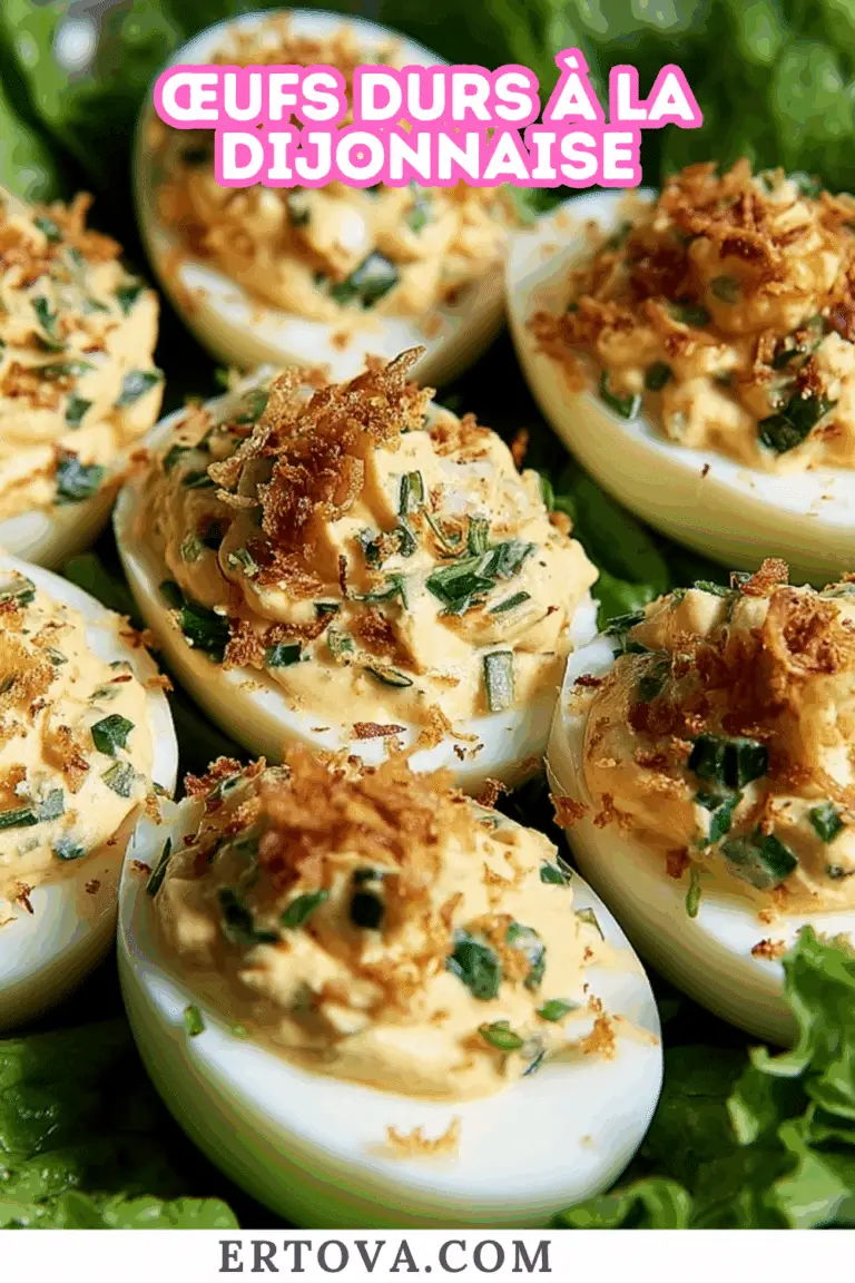 Œufs durs à la dijonnaise