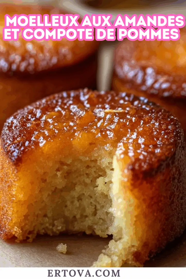 Moelleux aux amandes et compote de pommes