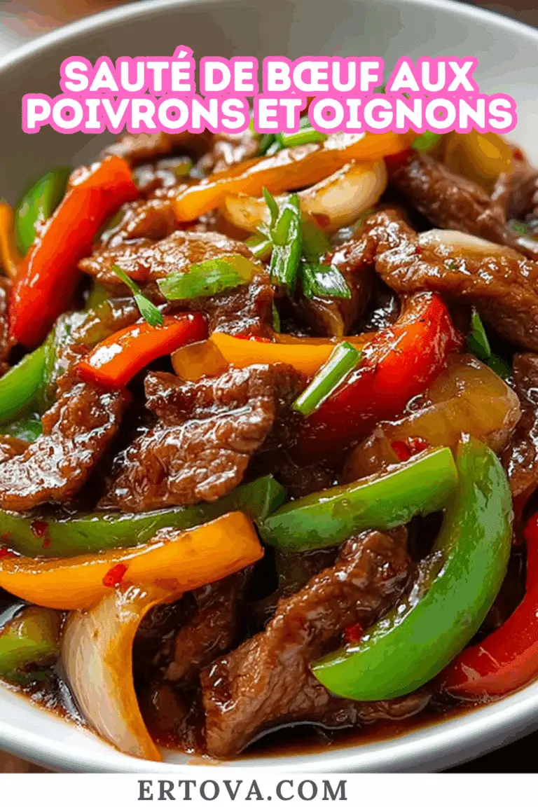 Sauté de Bœuf aux Poivrons et Oignons