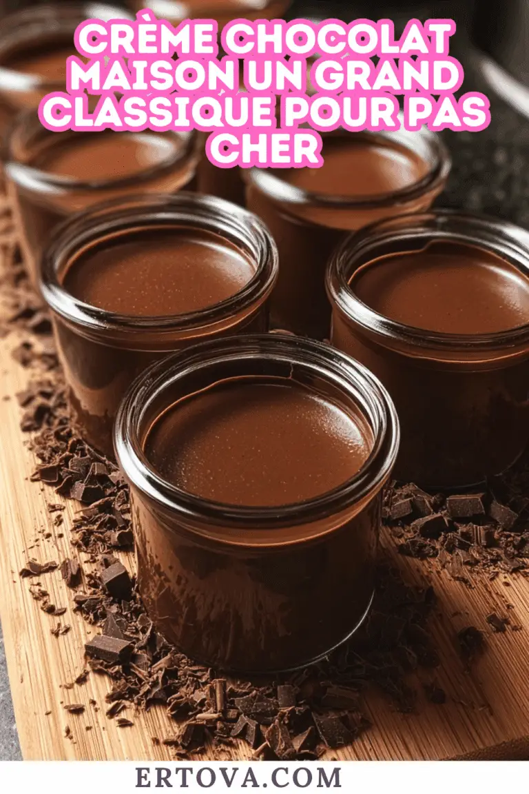 Crème Chocolat Maison : Un Grand Classique Accessible et Savoureux