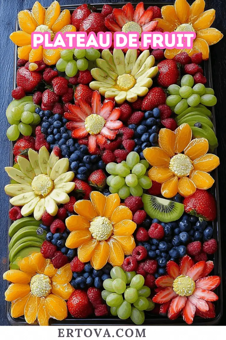Plateau de fruits en fleurs : une composition comestible aussi belle que saine