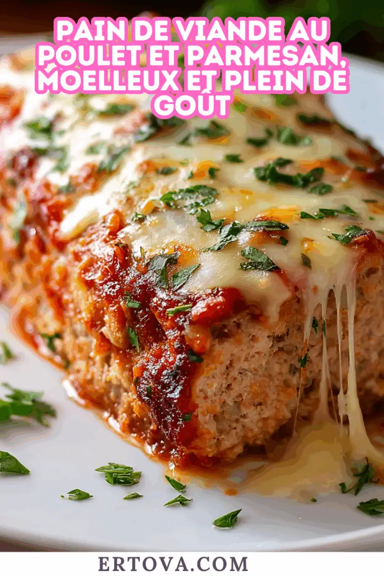 Pain de viande au poulet et parmesan