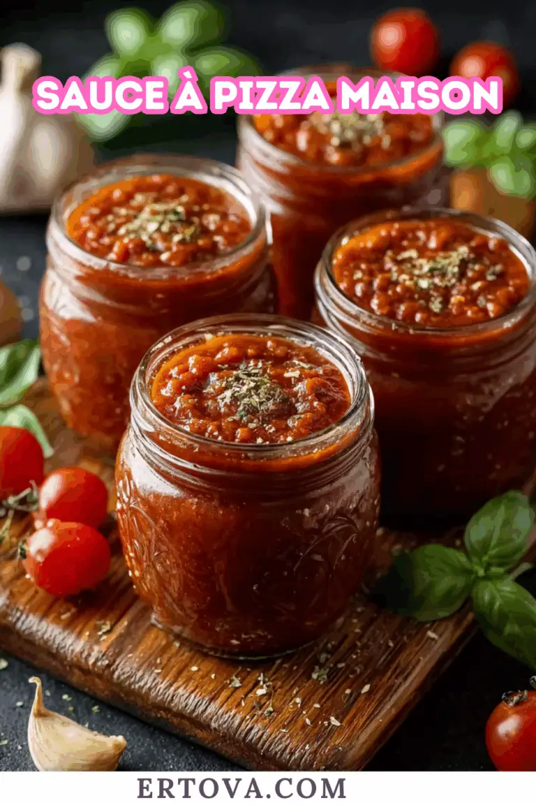 Sauce à pizza maison