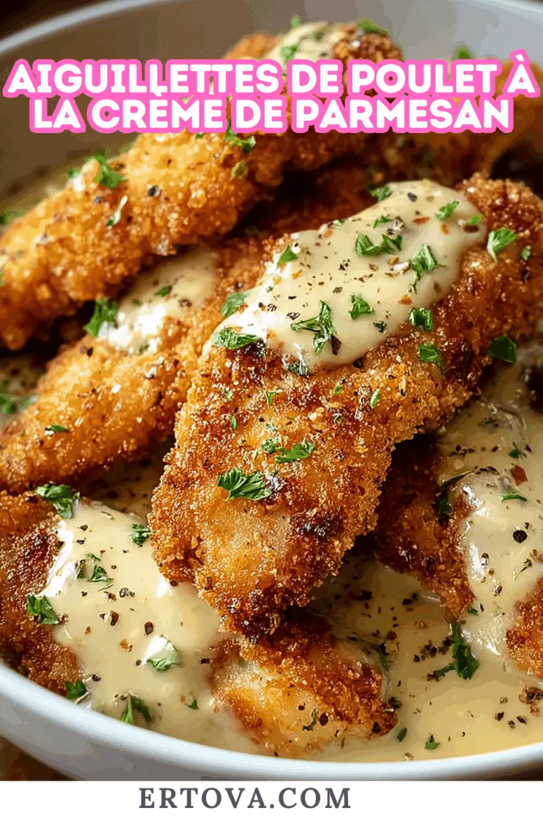 Aiguillettes de poulet à la crème de parmesan