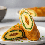 recette de wrap omelette croustillante.