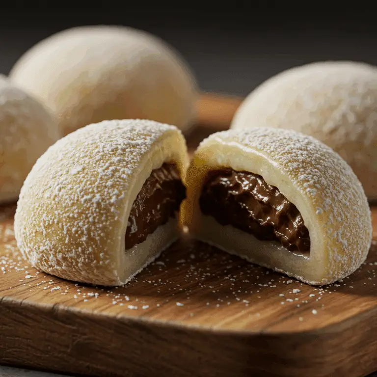 Mochi au Nutella moelleux et gourmand