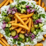 Salade de frites tendance aux herbes