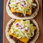Smash Burger Tacos maison tendance