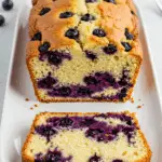 Cake Marbré aux Myrtilles avec marbrures violettes naturelles