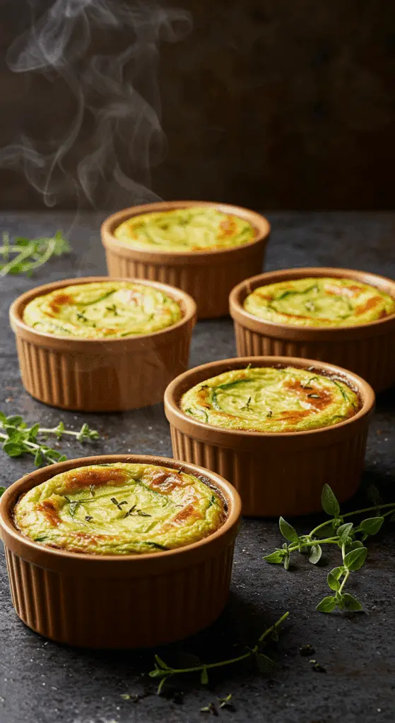 flans-courgette-cuits-ramequins-dores-sortie-four