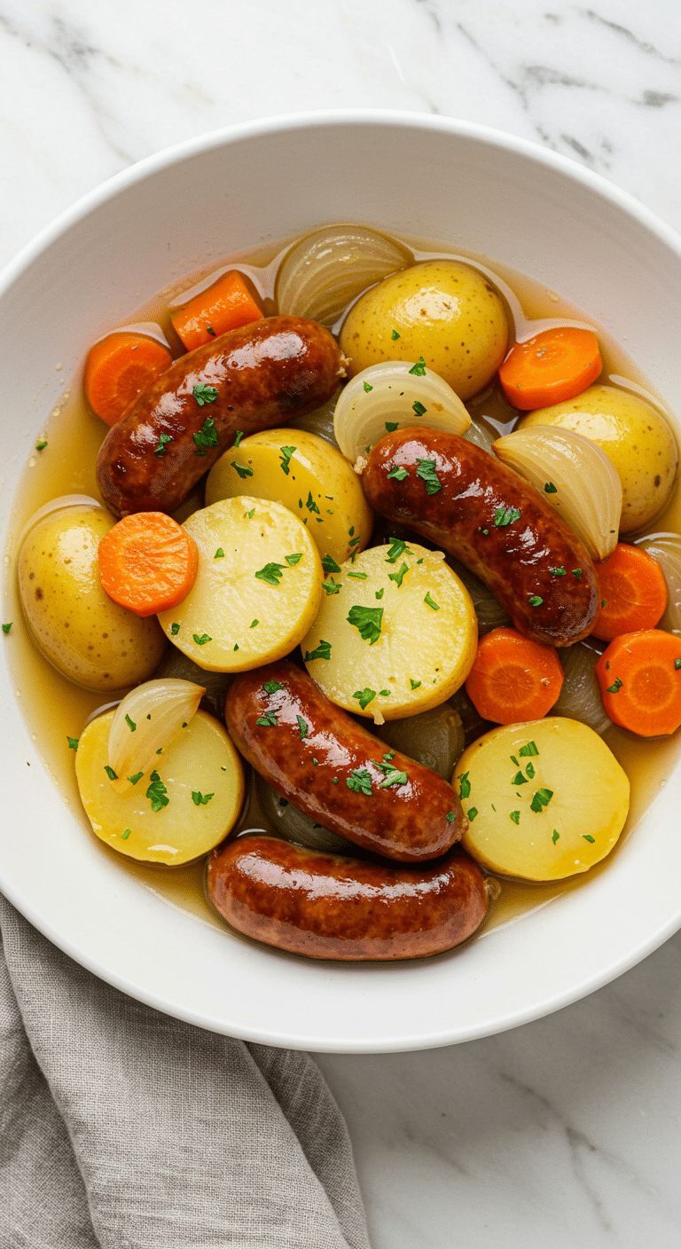 potée aux saucisses et légumes plat traditionnel français cocotte fonte