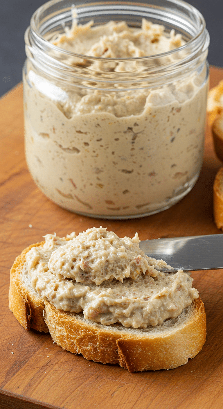 Rillettes de thon au St Môret crémeuses apéritif élégant