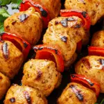 Brochettes poulet BBQ libanaise shish taouk grill épices