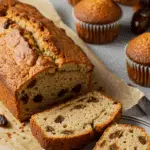 Cake aux raisins et dattes tranche moelleuse fruits secs