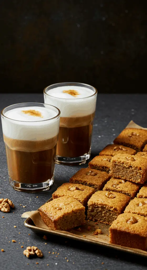 Cuisson financier café noix four formation croûte dorée française