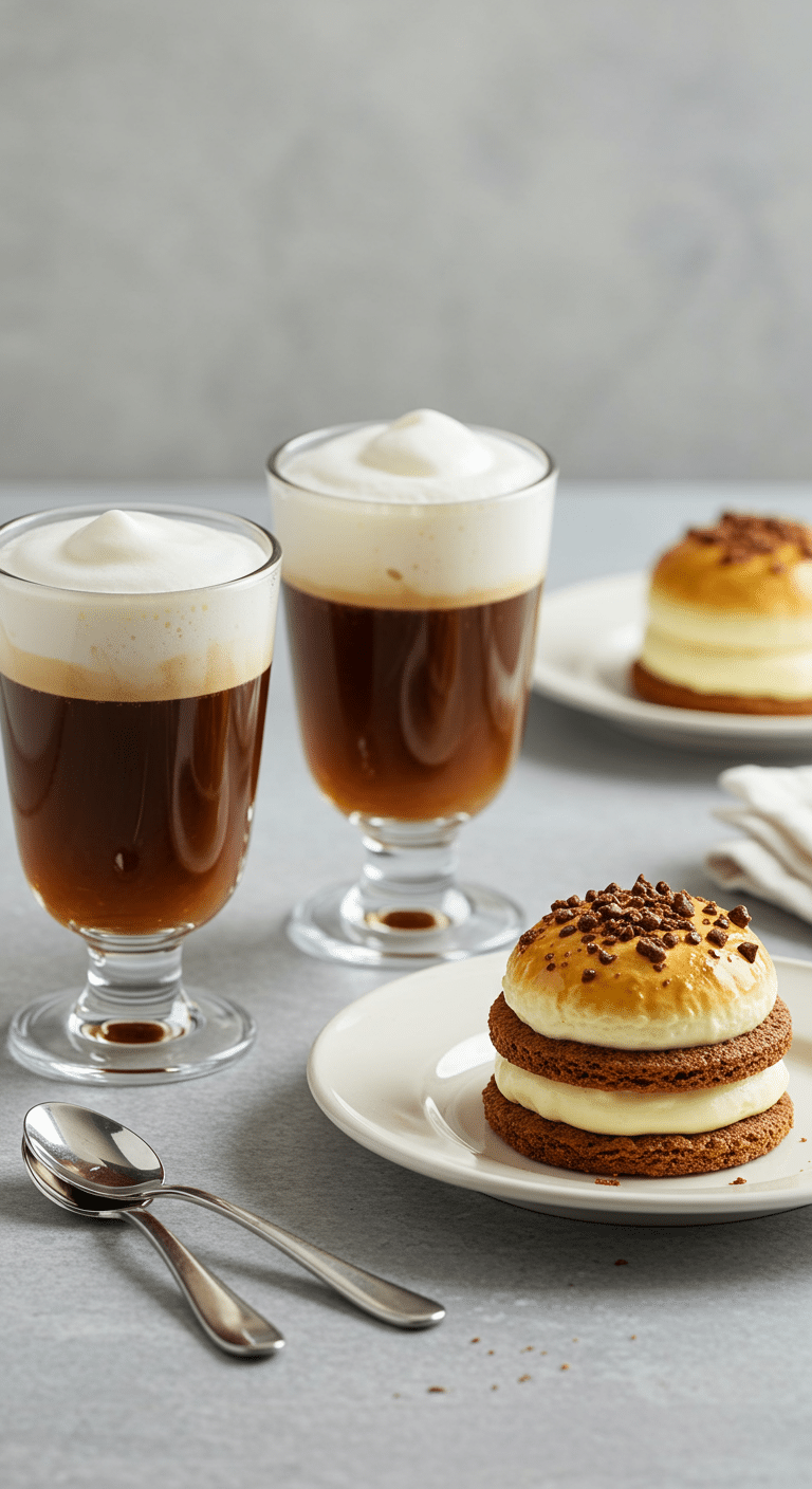 Financier café et noix français élégant avec croûte dorée rectangulaire