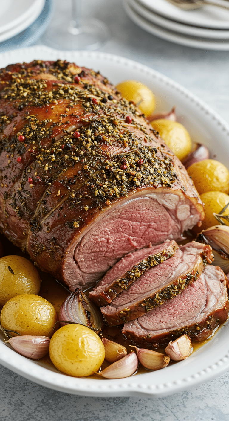 Agneau 7 heures gigot confit sauce veloutée légumes fondus cocotte fonte