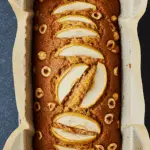 Cake aux noisettes sucre gula java santé sans gluten avec pommes