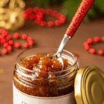 Chutney figues cadeaux gourmands pots verre rubans étiquettes présentation élégante